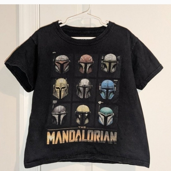 Star Wars Other - 2030 Star Wars The Mandalorian Faded Black Tee Smalk Short Sleeve